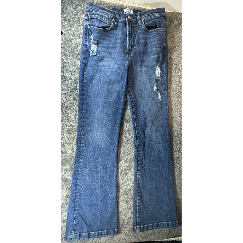 Kensie Vintage Luxe High-Rise Skinny Flare Jeans - Size 8/29